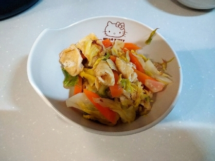 厚揚げの野菜炒め♪