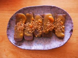 こんにゃく味噌田楽 レシピ 作り方 By Fluss10 楽天レシピ