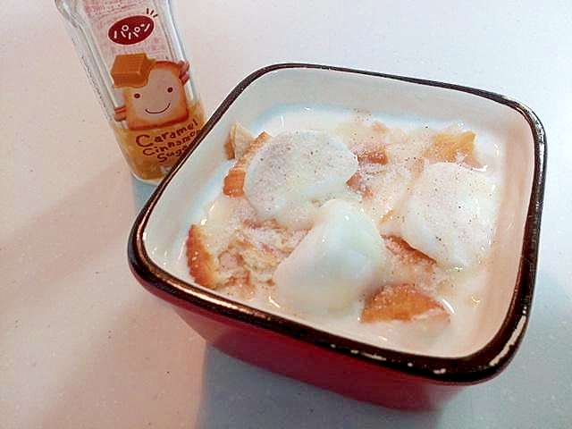 リッツとマシュマロのミルキーキャラメルヨーグルト