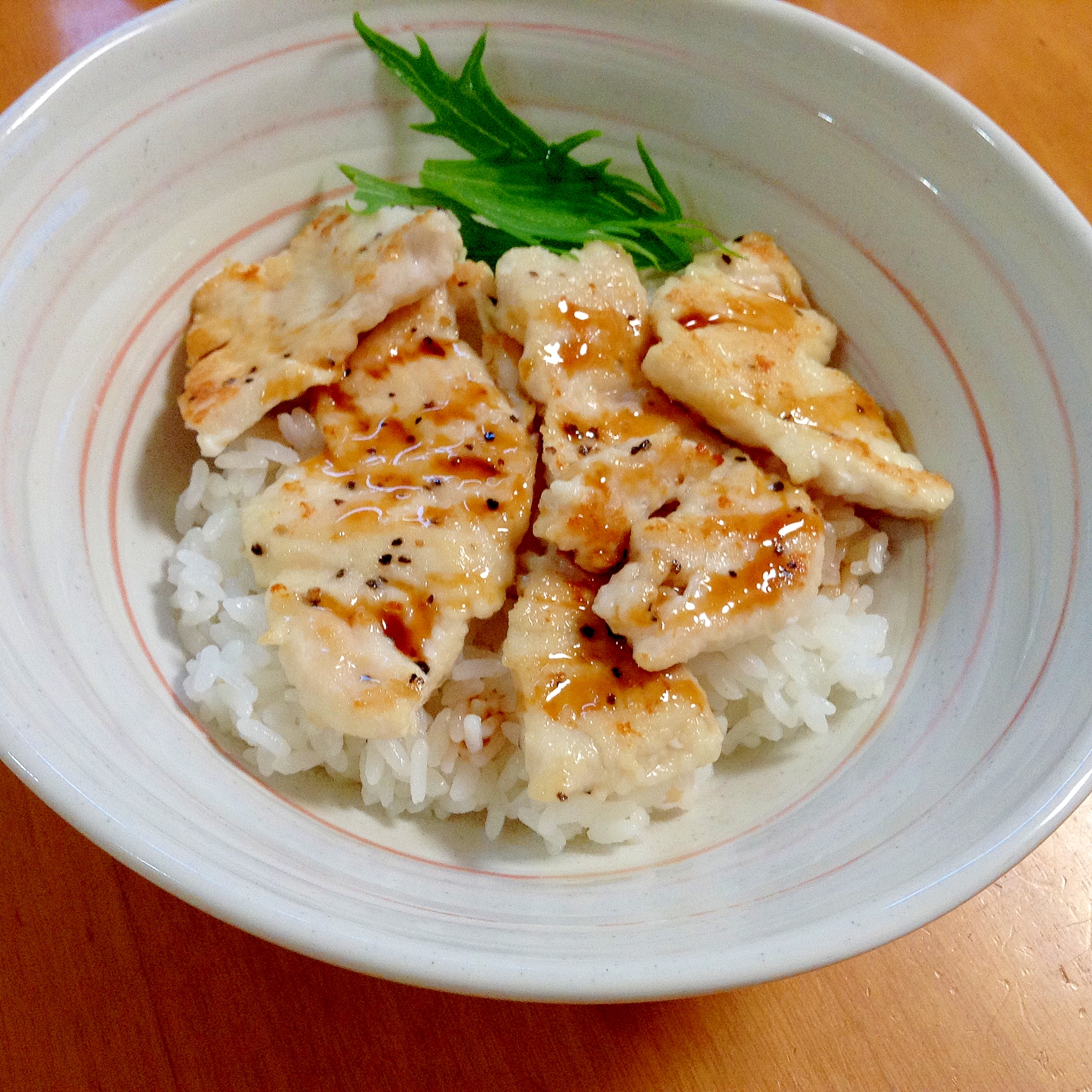 ささみのたれかけ丼