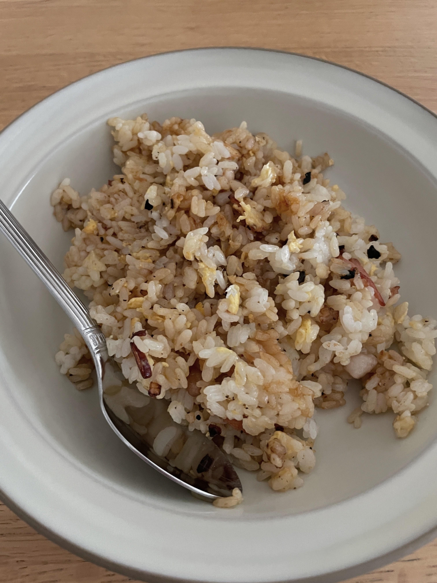 次男君プロデュース！厨房のガーリック炒飯！