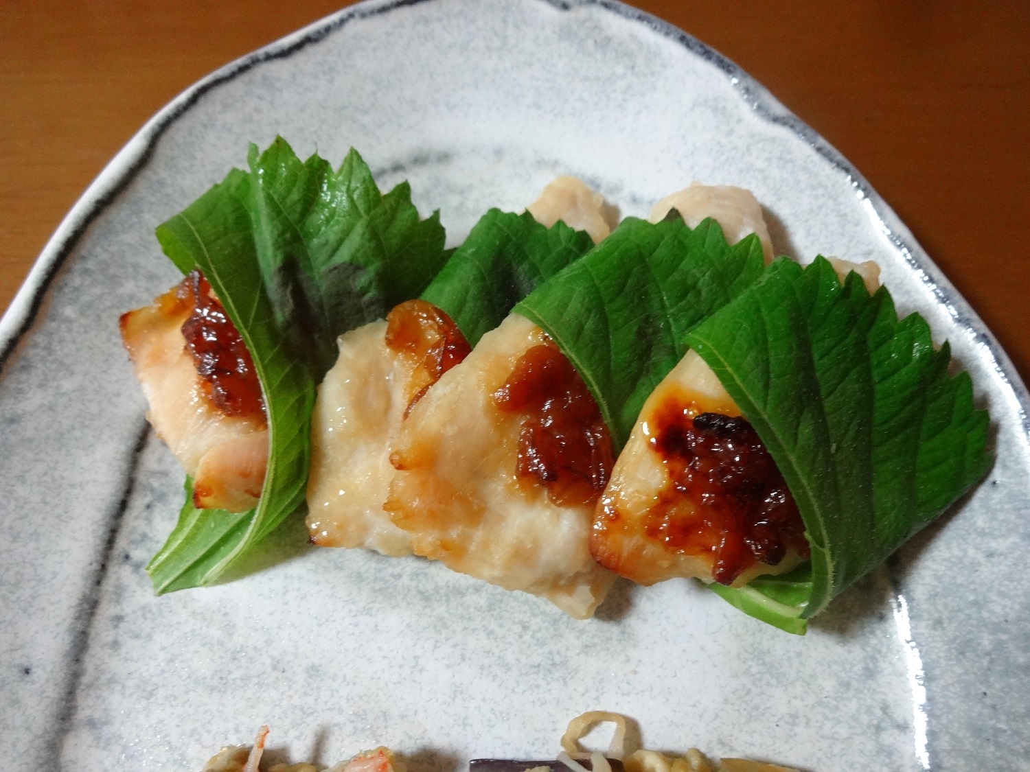 オーブントースターで！鶏むね肉のみそ焼き