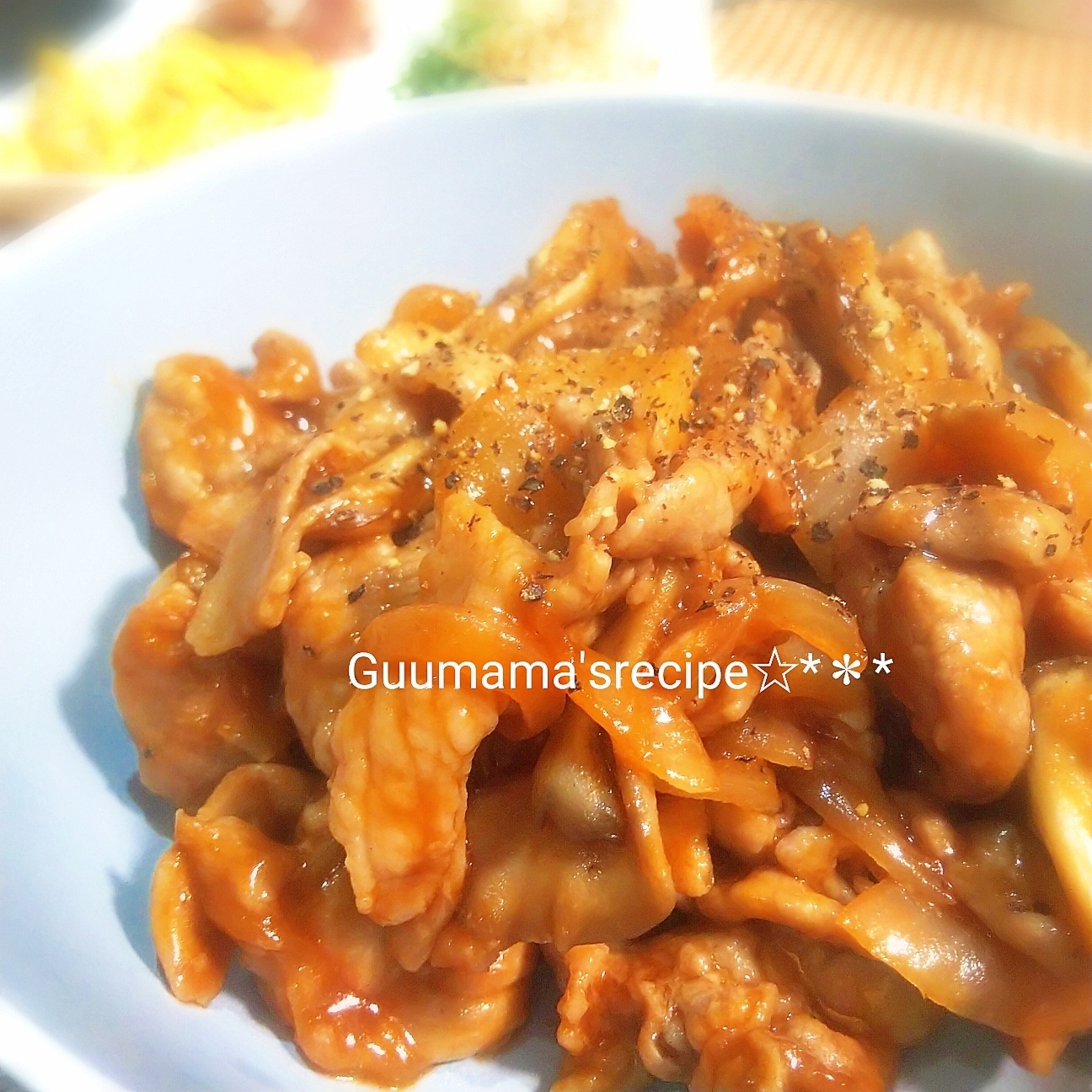 ご飯が進む♡ポークソテーハニーケチャップソース