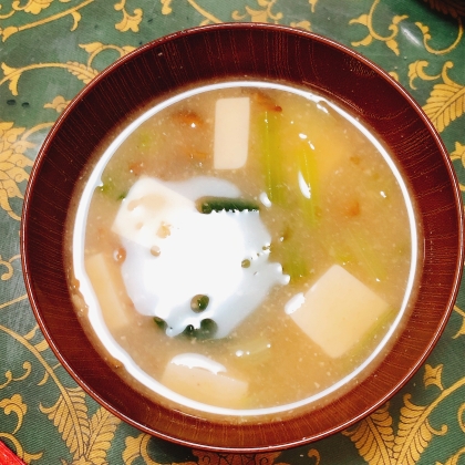 簡単きのこの味噌汁