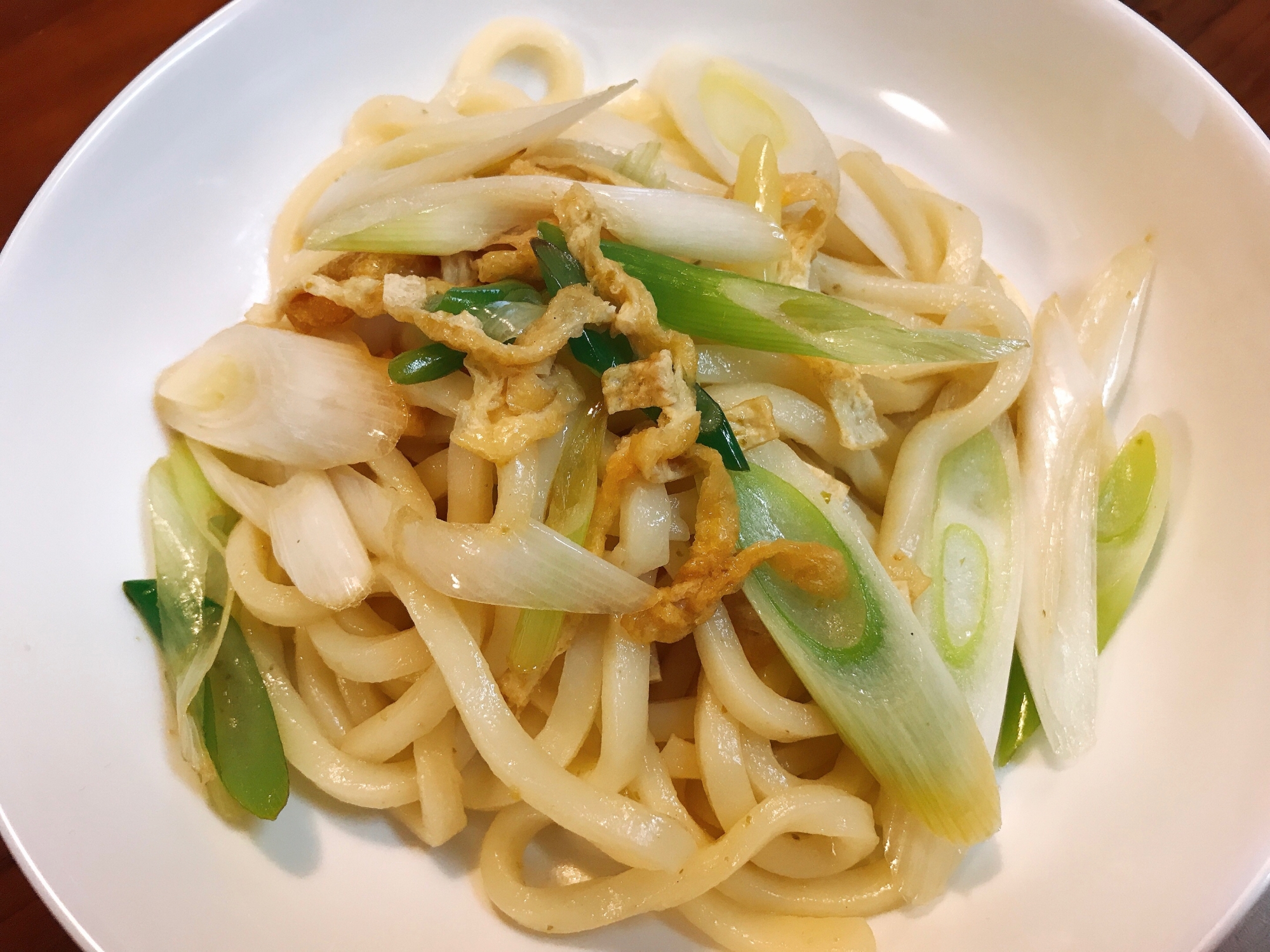 柚子胡椒ポン酢の焼うどん