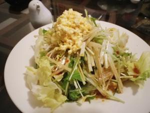 大根と水菜のタママヨサラダ