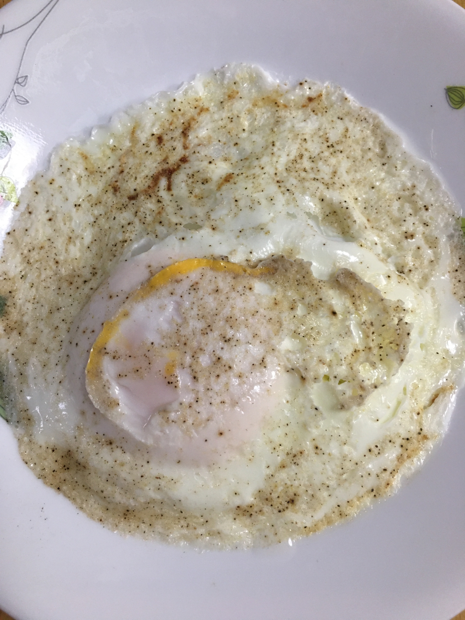 レンジで目玉焼き☆