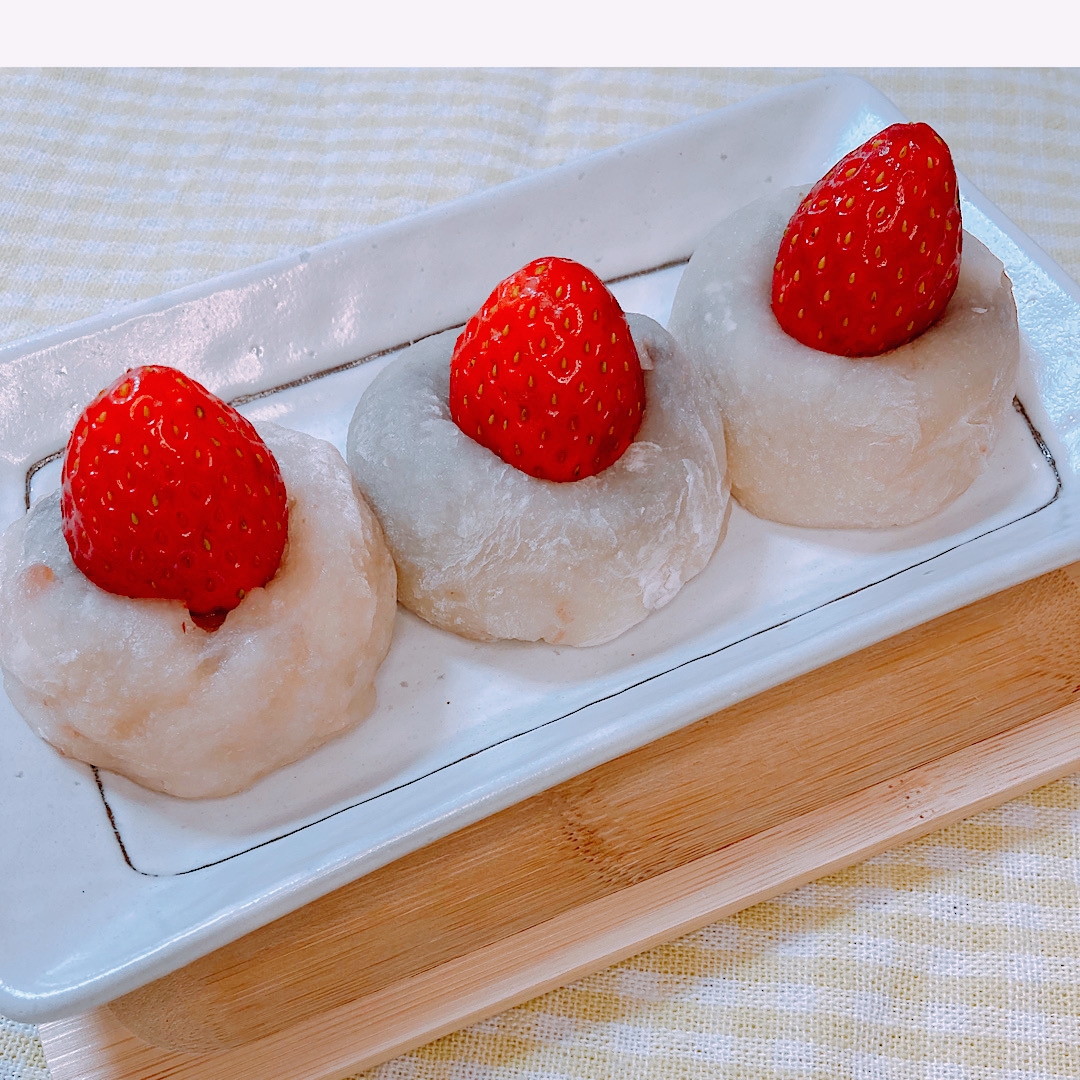 切り餅で♩苺大福