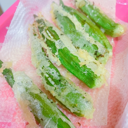オクラの揚げ焼き