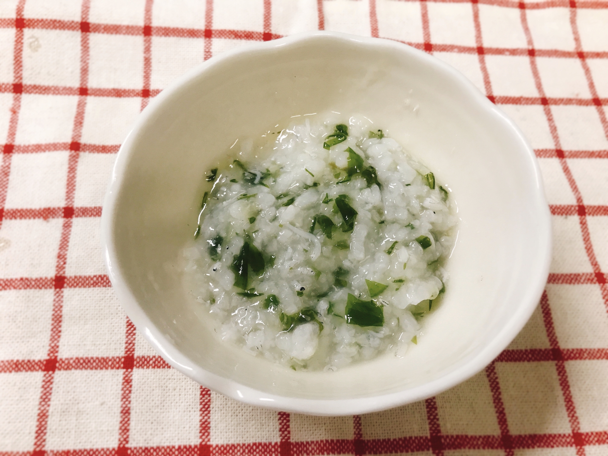 離乳食後期 しらすとわかめの和風5倍粥 レシピ 作り方 By Cocopoteito 楽天レシピ 離乳食後期 しらすとわかめの和風5倍粥 レシピ 作り方 By Cocopoteito 楽天レシピ