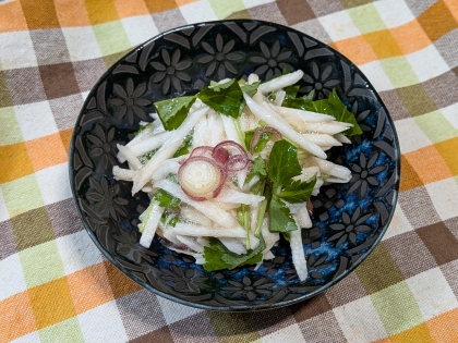 簡単♡ノンオイルでヘルシー♡長芋の香味ポン酢和え