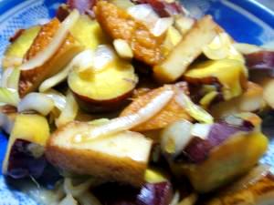 サツマイモとさつま揚げ☆甘辛煮