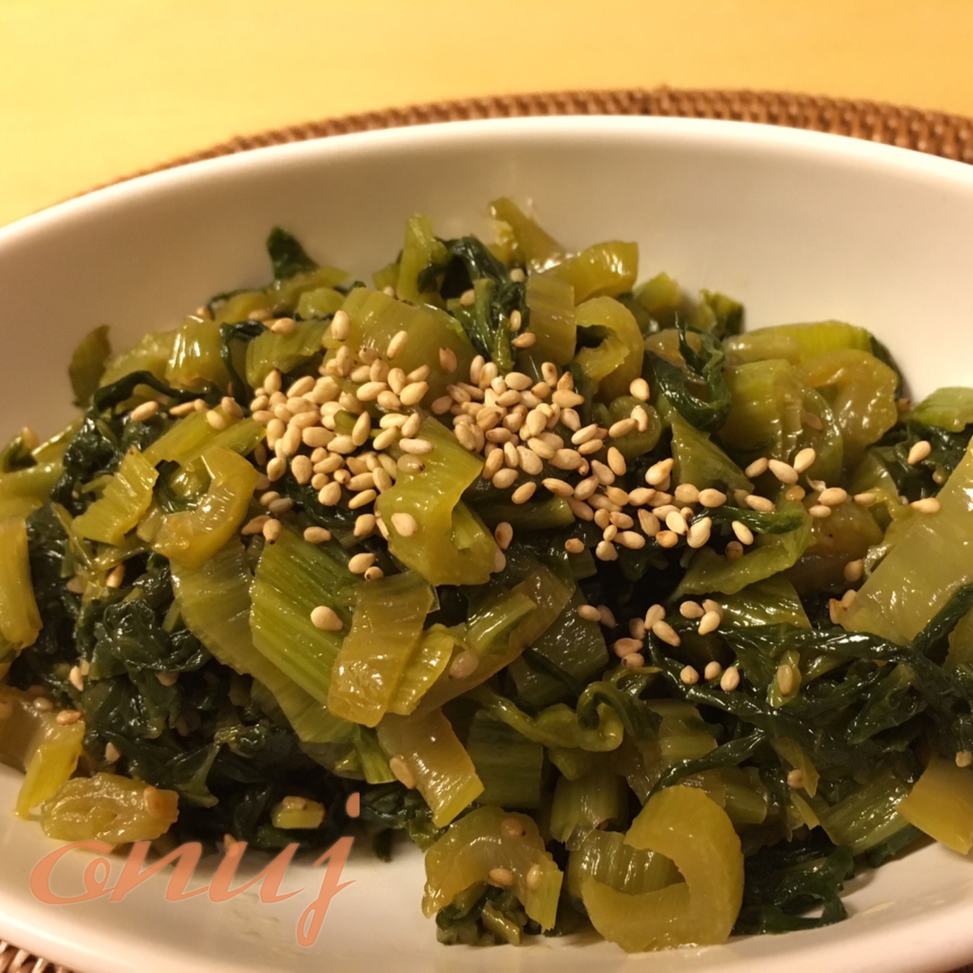 生の高菜で常備菜☆高菜の油炒め