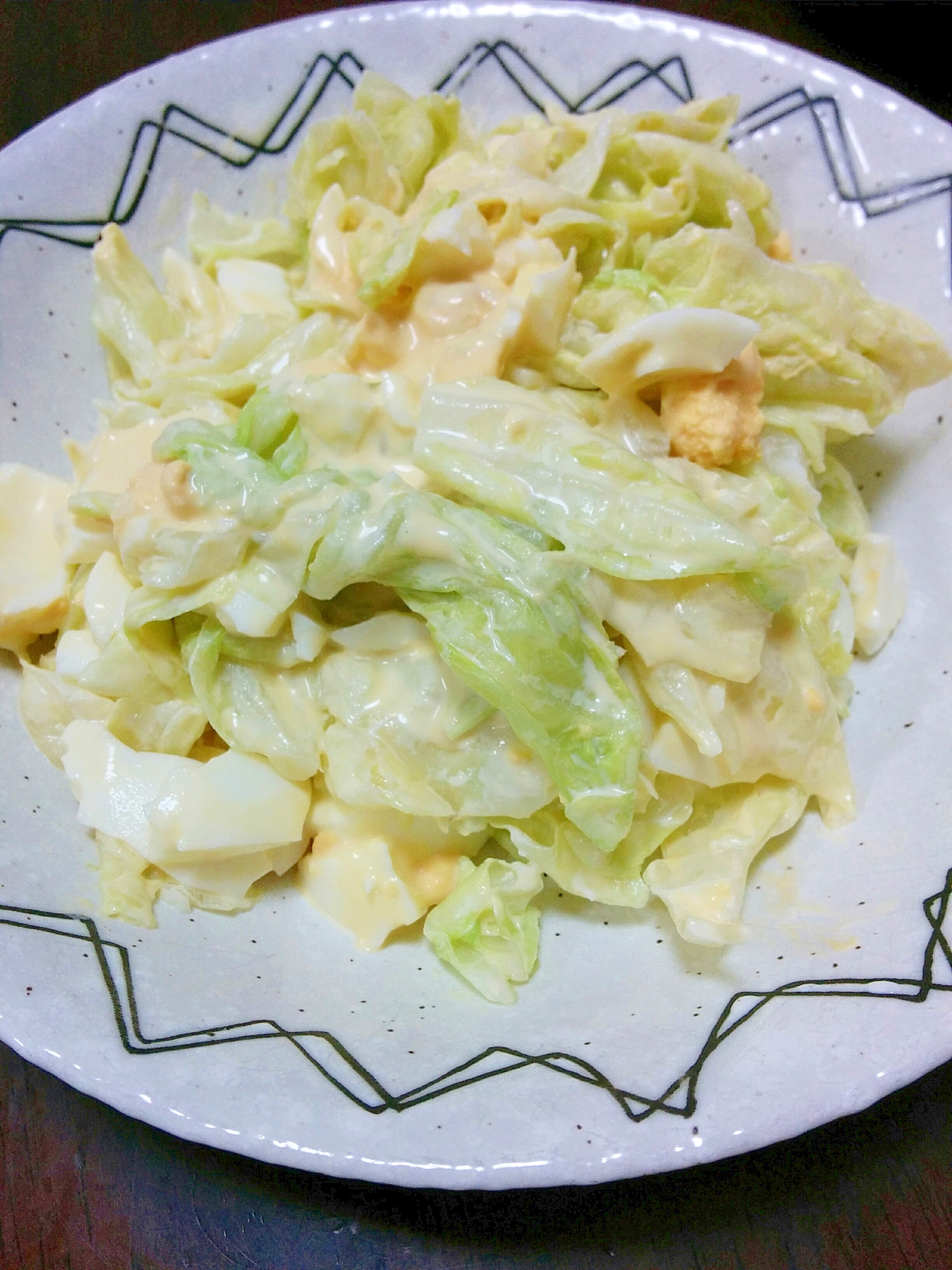 簡単 節約 キャベツと卵のサラダ レシピ 作り方 By ポッティー117 楽天レシピ