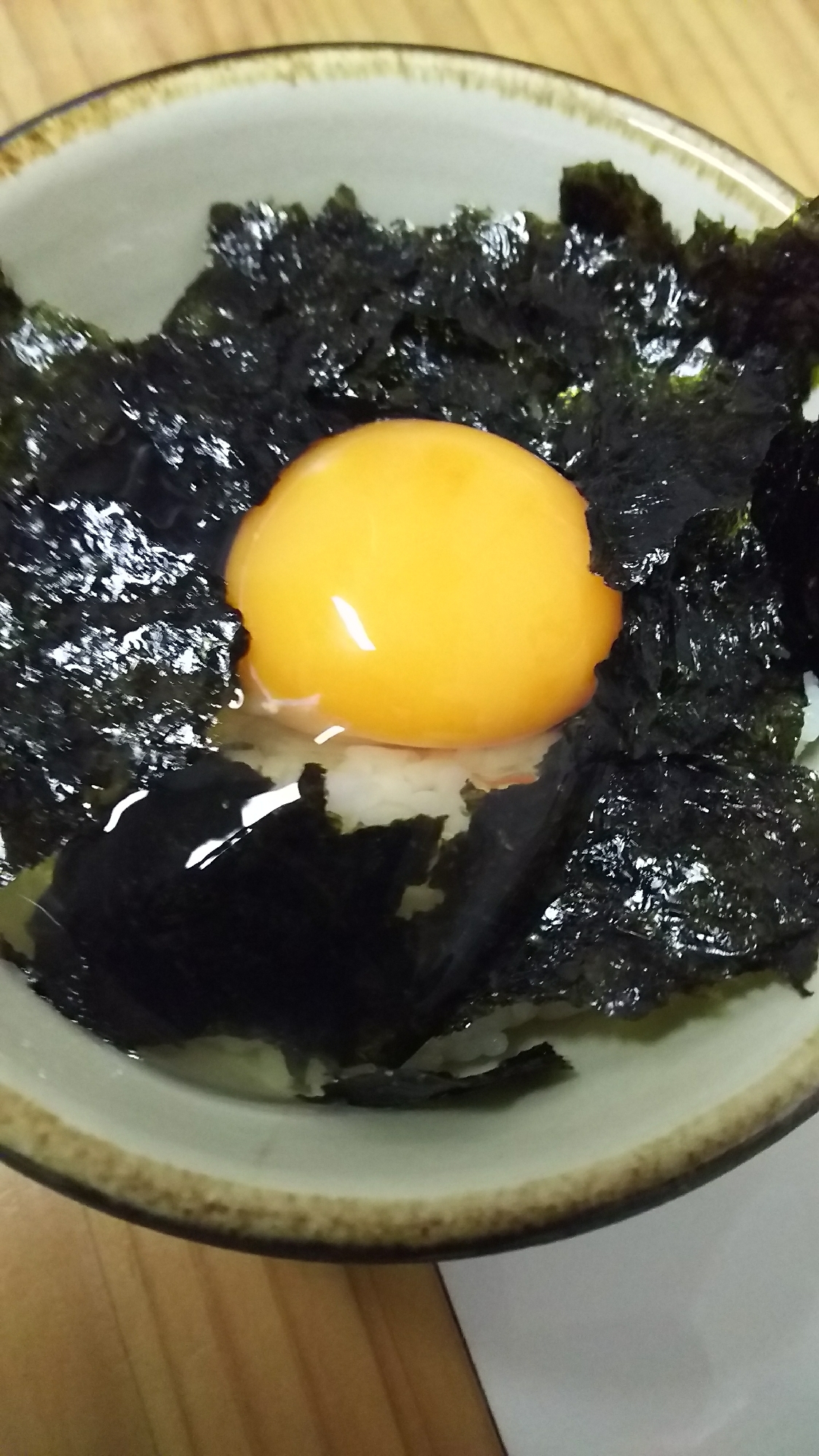 韓国海苔卵かけご飯☆