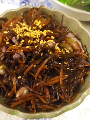 紫人参昆布豚の煮物