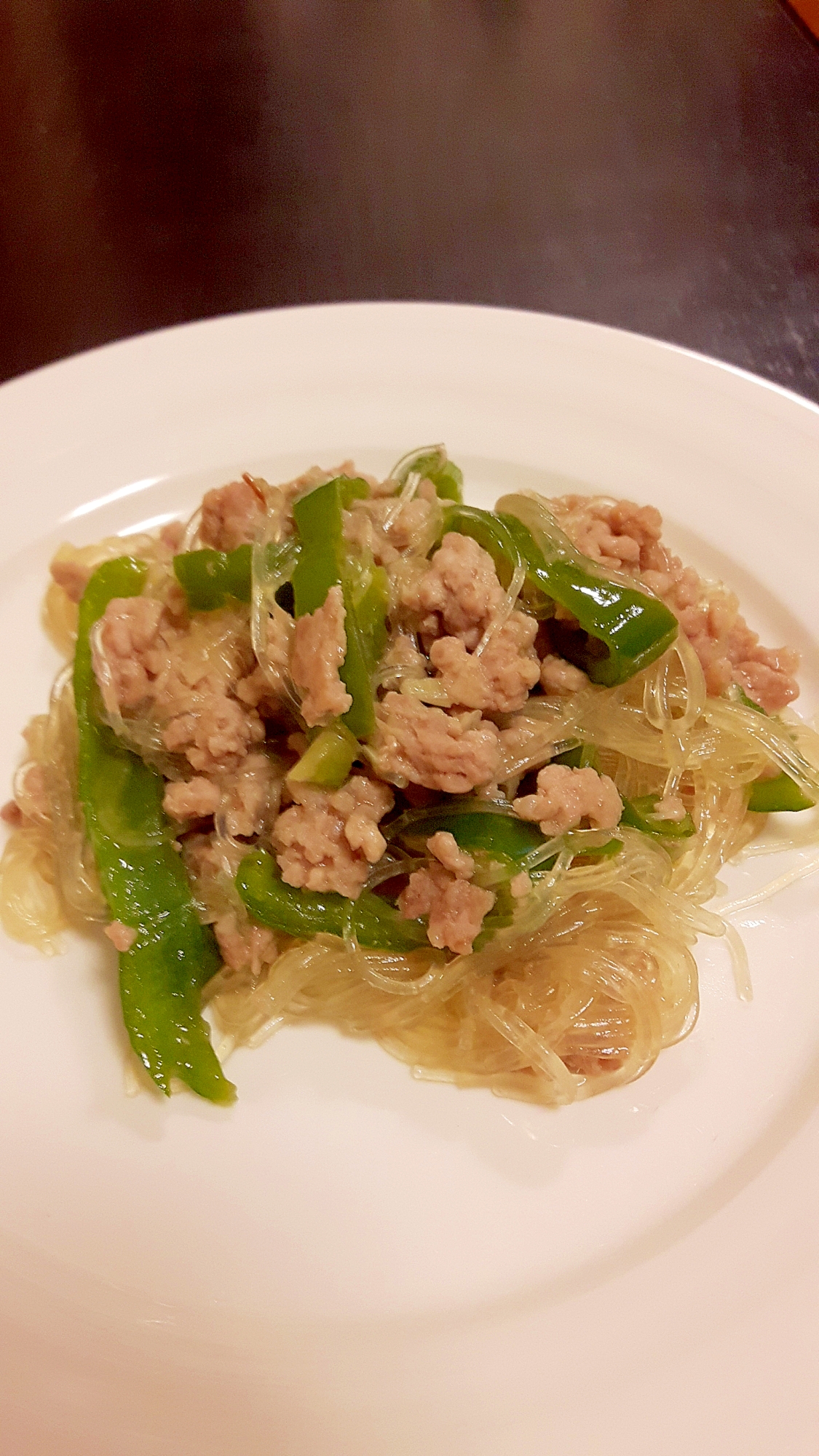 簡単・子供が大好き！豚ひき肉の麻婆春雨♪