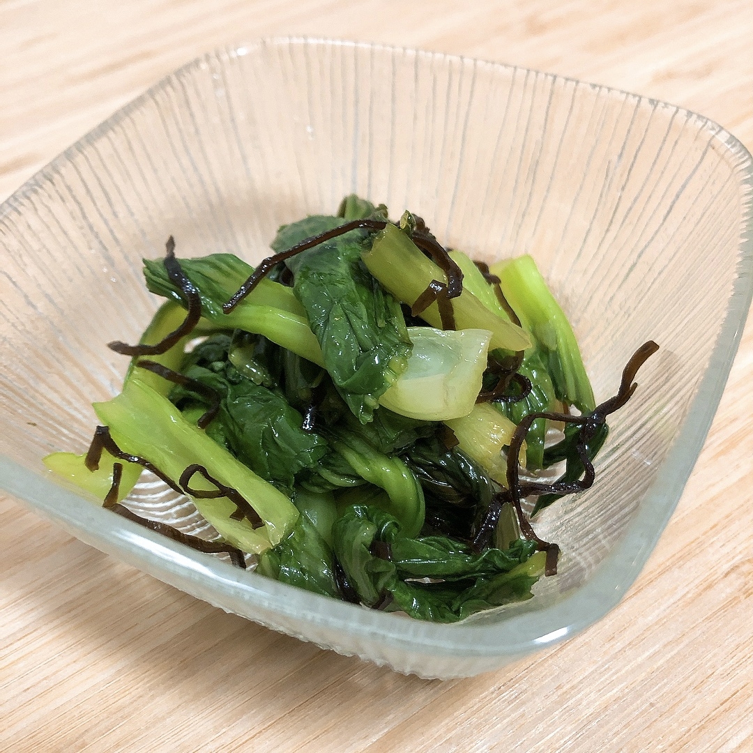 間違いなし!チンゲンサイの塩昆布和え