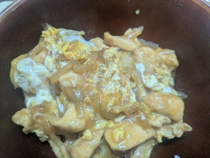 親子丼もあんかけアレンジ！たっぷりあんかけ親子丼♪