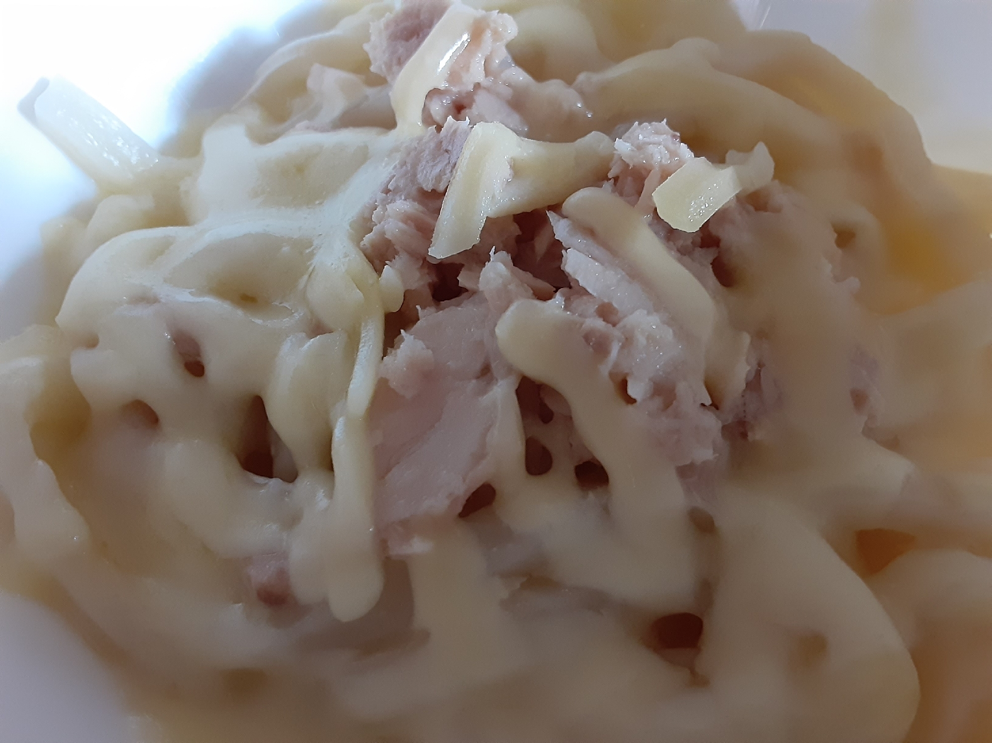 ツナとチーズのうどん レシピ 作り方 By Nanamina 楽天レシピ