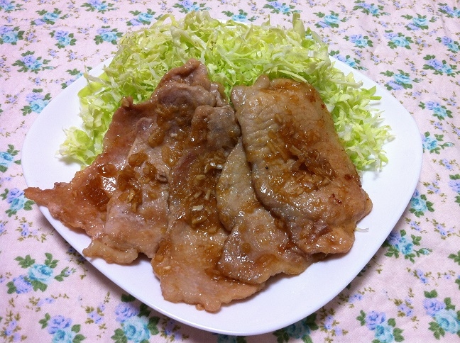 ご飯がススム！豚の生姜焼き