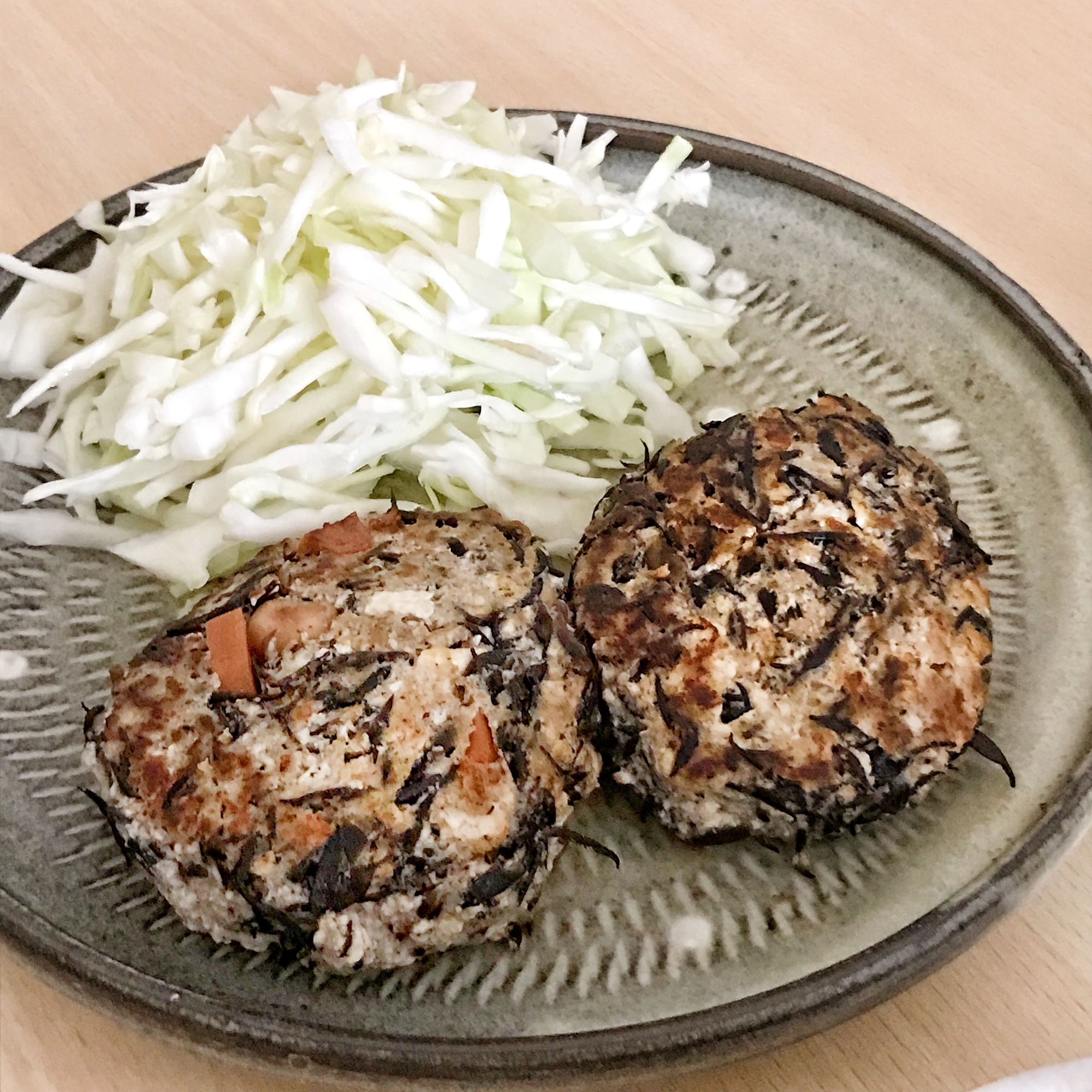 ひじき煮リメイク＊豆腐ハンバーグ