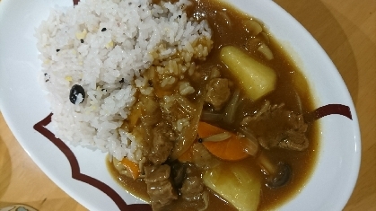 雑穀米だけだといつもは食べてくれない子供がカレーだとお代わりまでしてくれました。