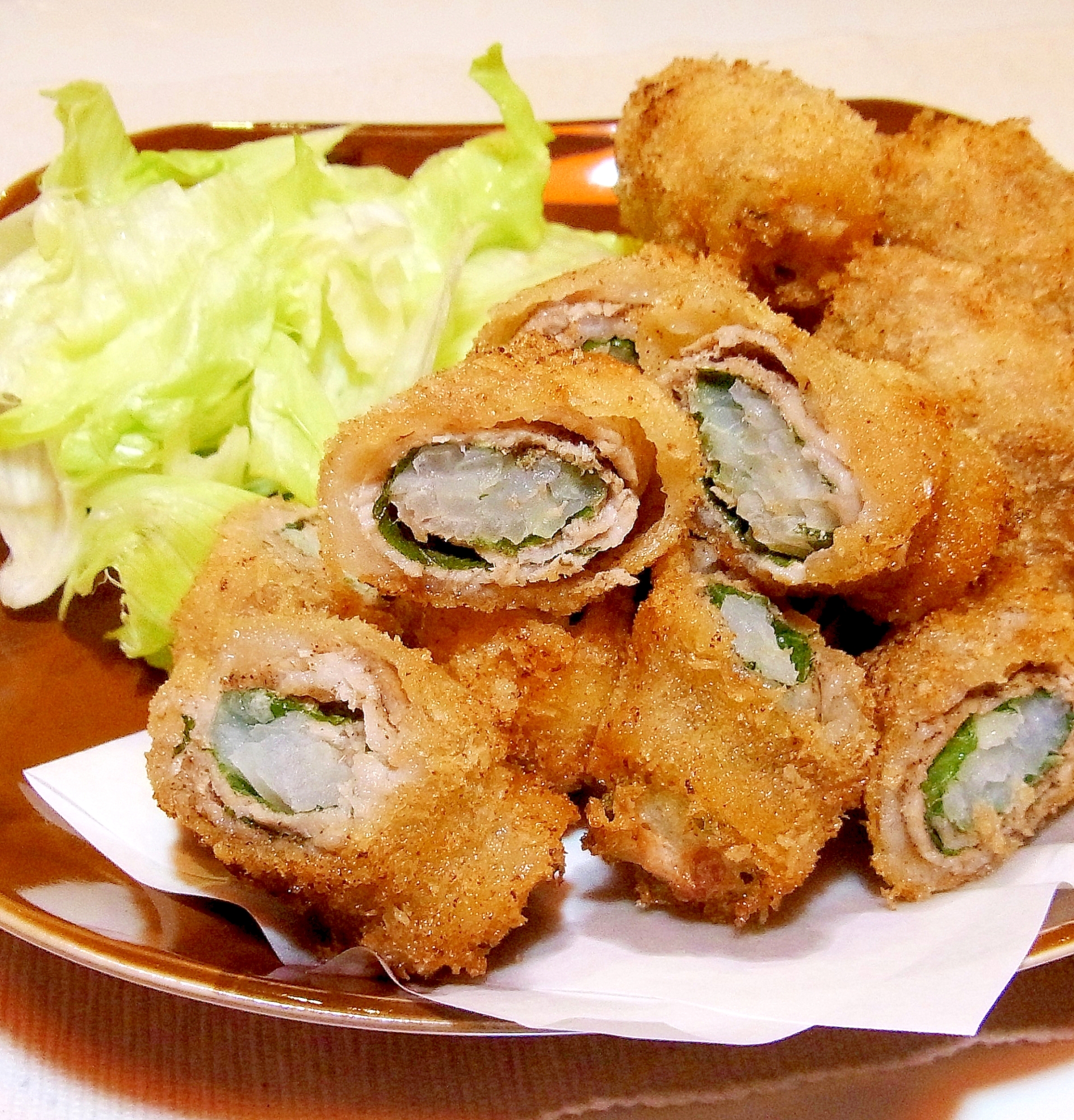 豚肉巻きフライ
