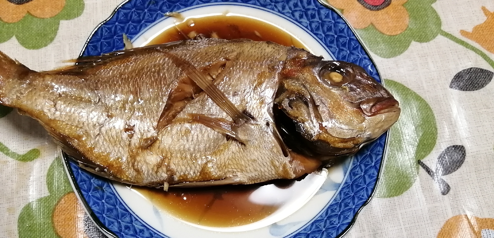 鯛の煮付け（山椒風味）