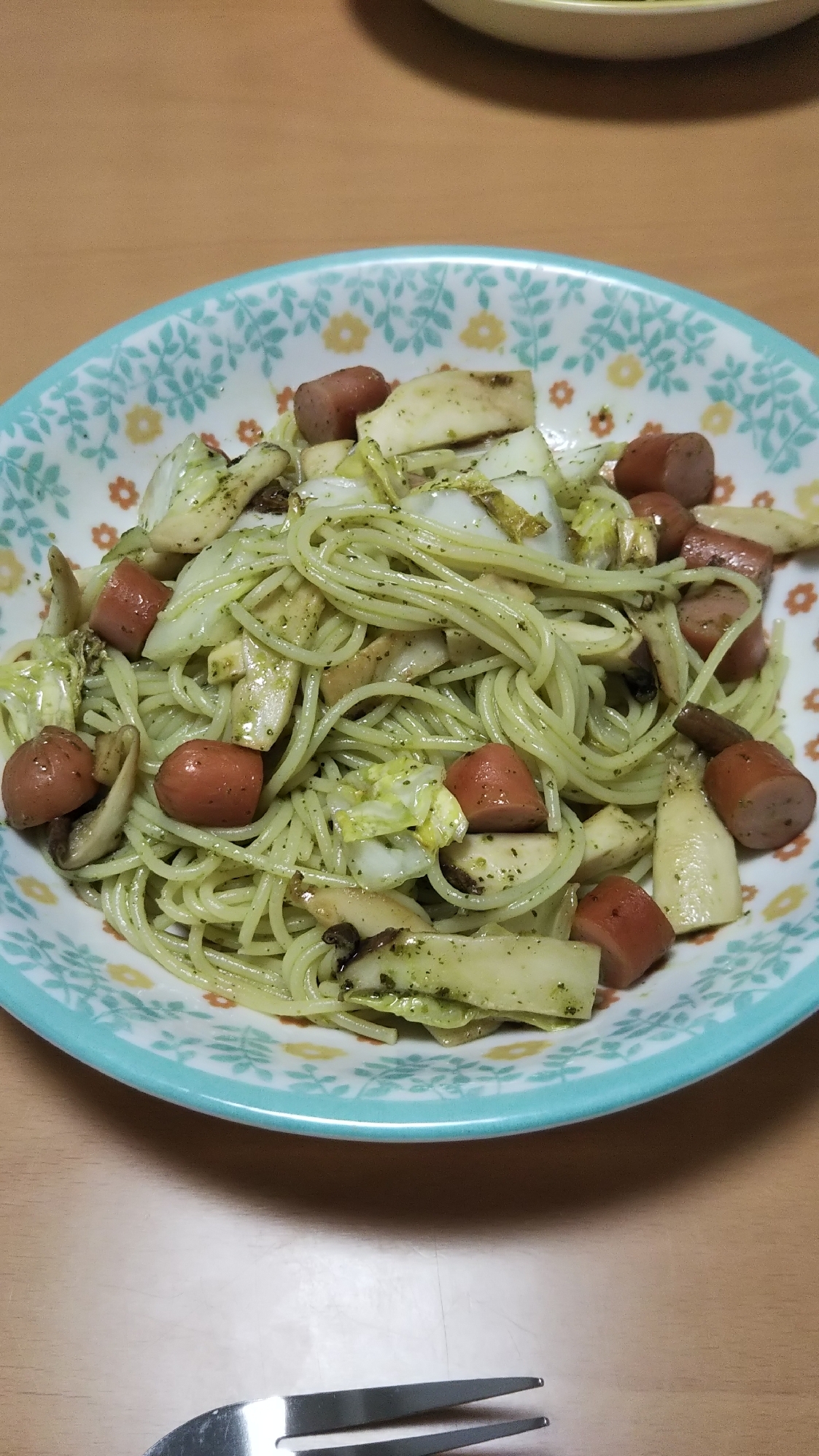 バジルソースパスタ