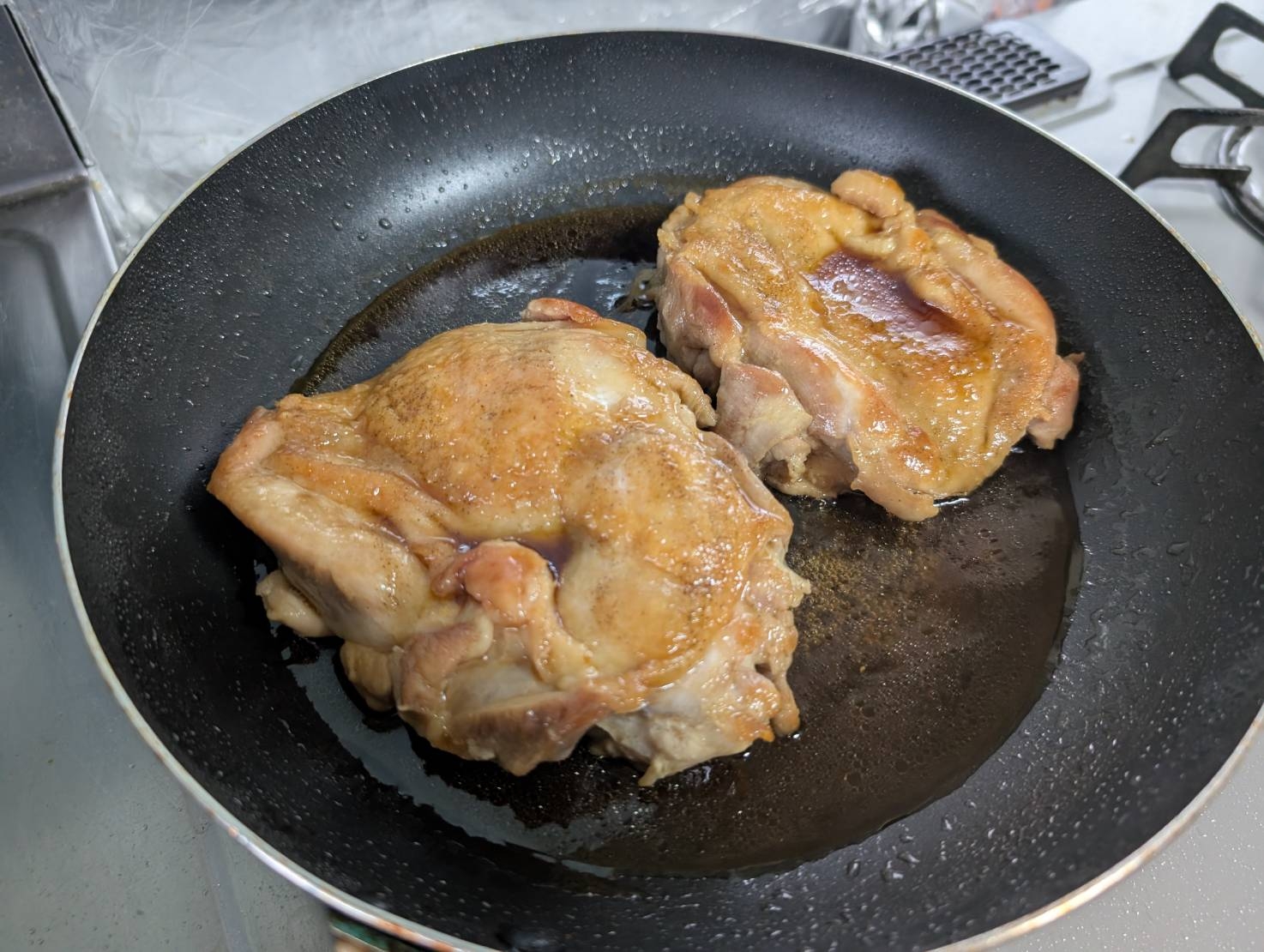 簡単！鶏もも肉の照り焼き♪