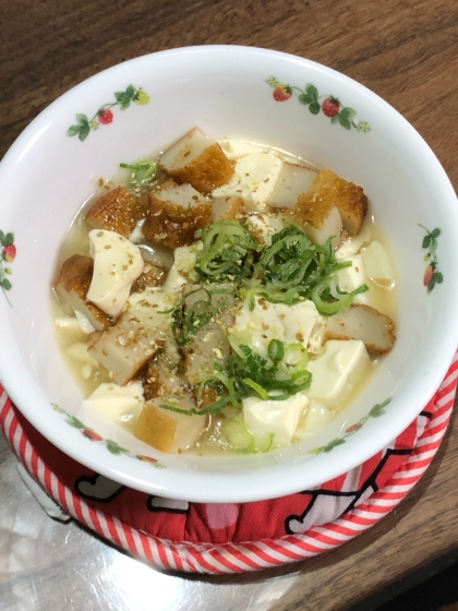 さつま揚げで作る！白麻婆豆腐