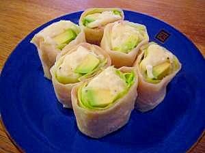 春巻きの皮でアボカドポテトトルティーヤ♪ レシピ・作り方 by