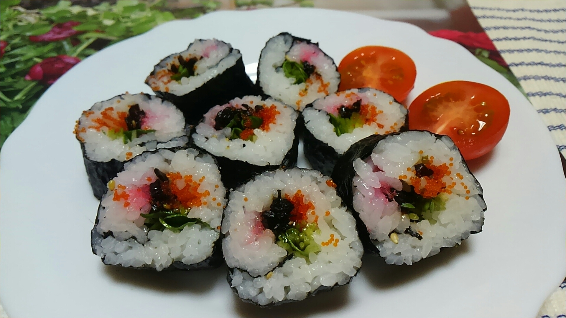 食べやすいおにぎり風☆ご飯で海苔巻き