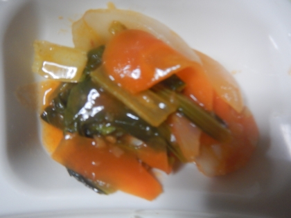 和風野菜で作るケチャップ煮