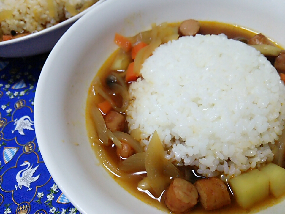 カレーのルーで！スープカレー♪