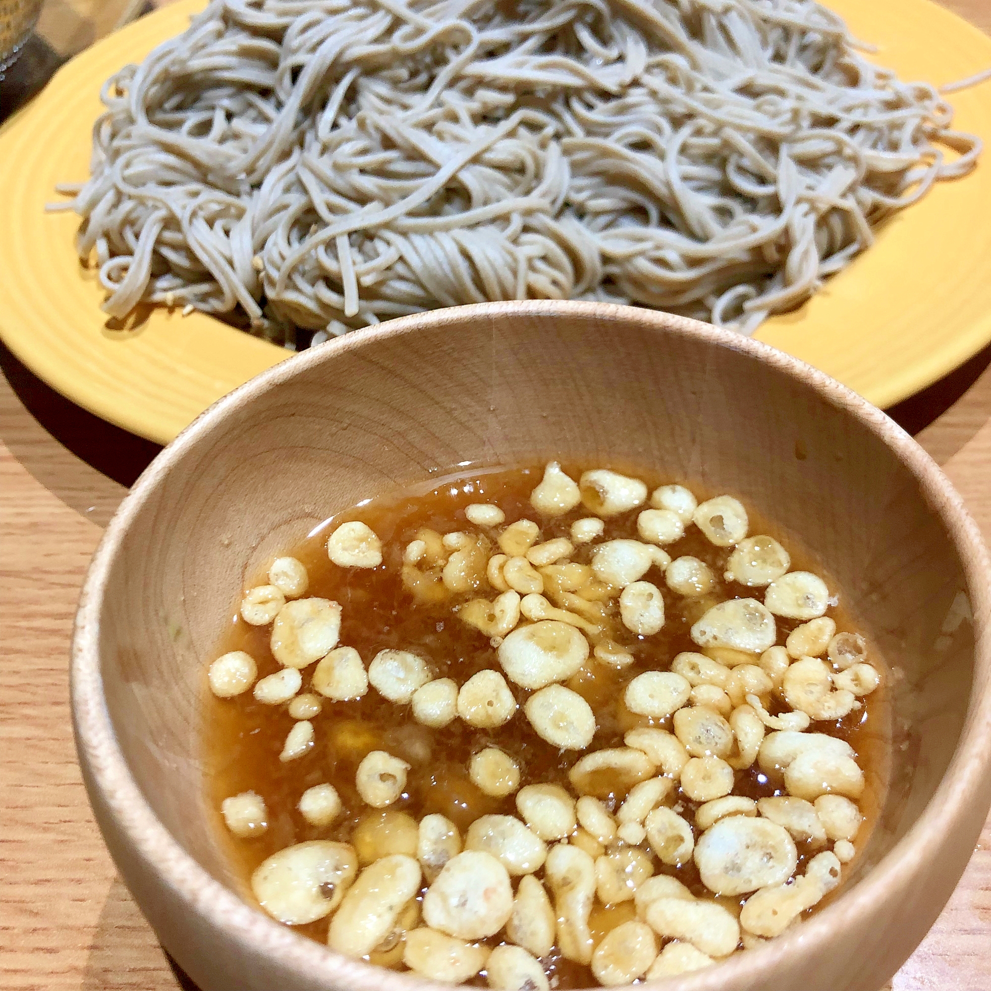 おろしと天かすの蕎麦つゆ☆