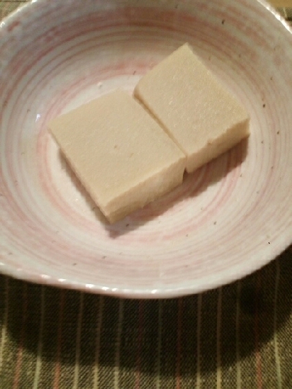 レンジで高野豆腐煮