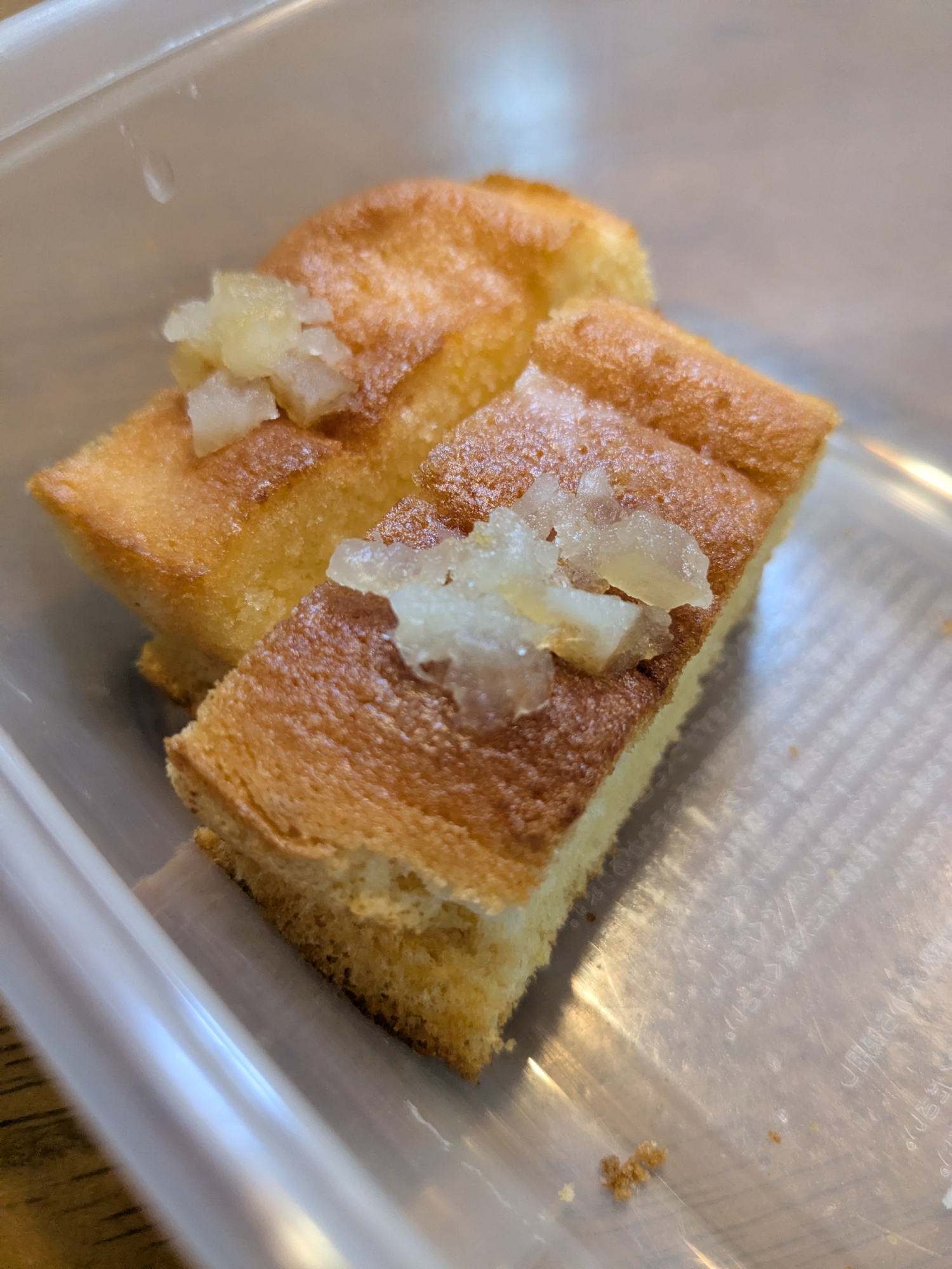 レモンふわふわ系ケーキ