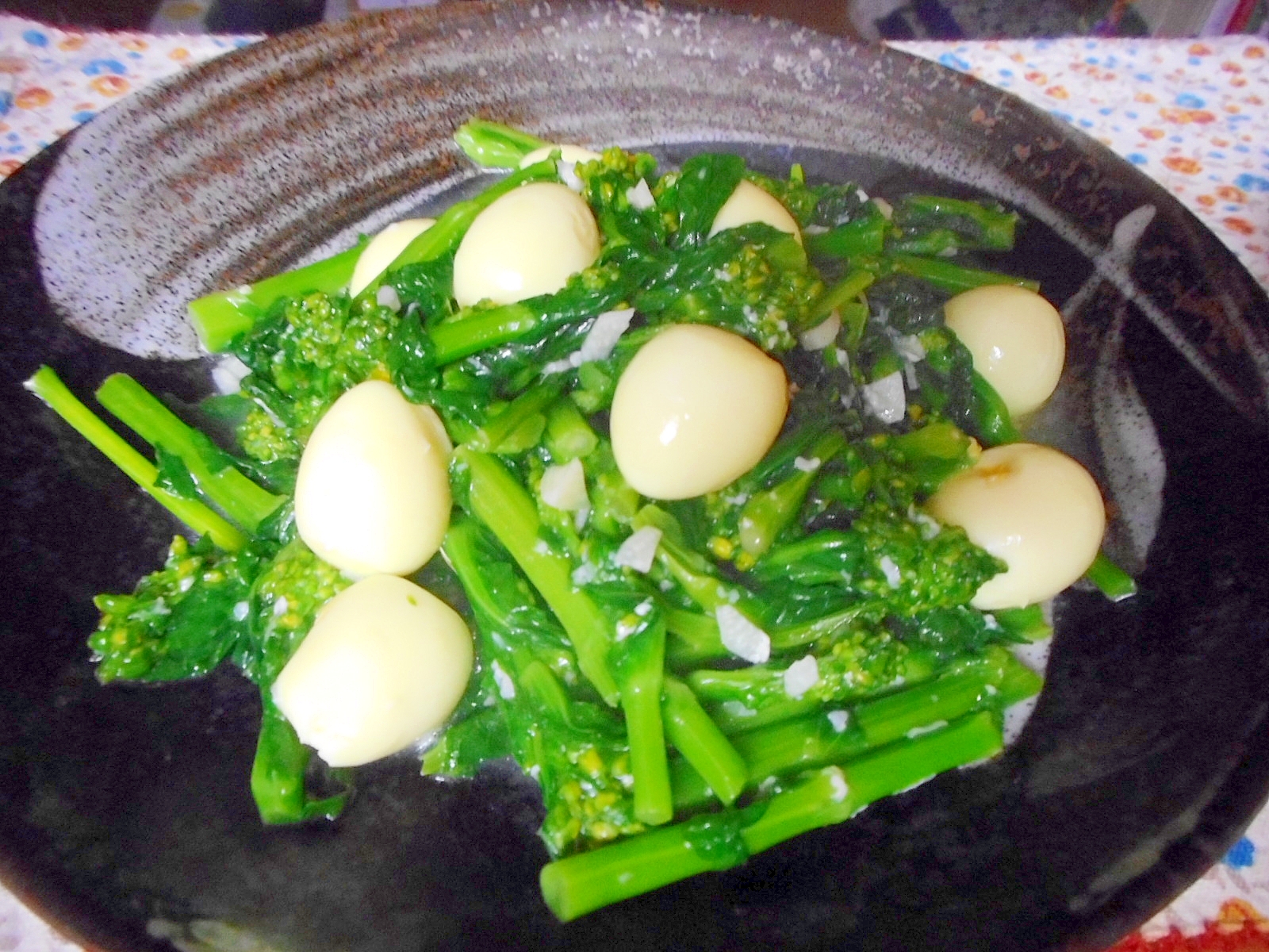 菜の花とウズラ卵の塩麹炒め レシピ 作り方 By Mococo05 楽天レシピ 菜の花とウズラ卵の塩麹炒め レシピ 作り方 By Mococo05 楽天レシピ