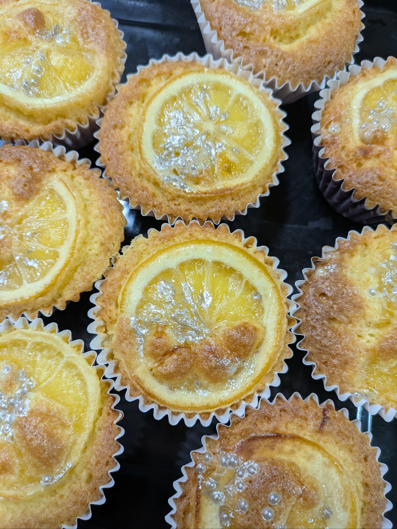 バターなし！レモンのしっとりカップケーキ★