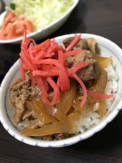 作るの2回目です！安定の味すぎて、もう牛丼はこのレシピ定番になります！