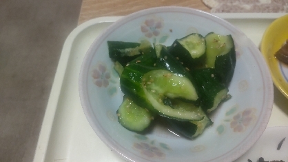 きゅうりの浅漬け★めんつゆ×ゴマ油