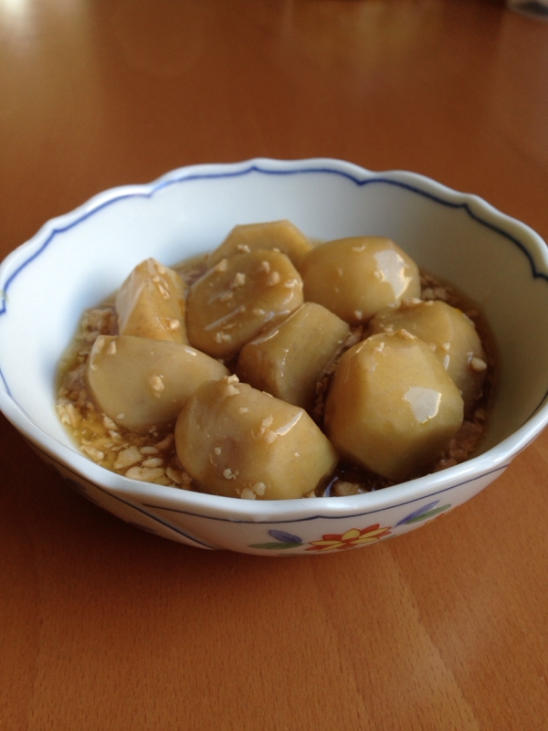 里芋の鶏そぼろあんかけ♪