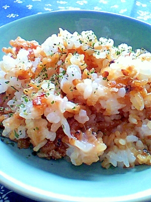 コンビニおにぎりで作る しょうゆ味ガーリックライス レシピ 作り方 By まめじゅん 楽天レシピ