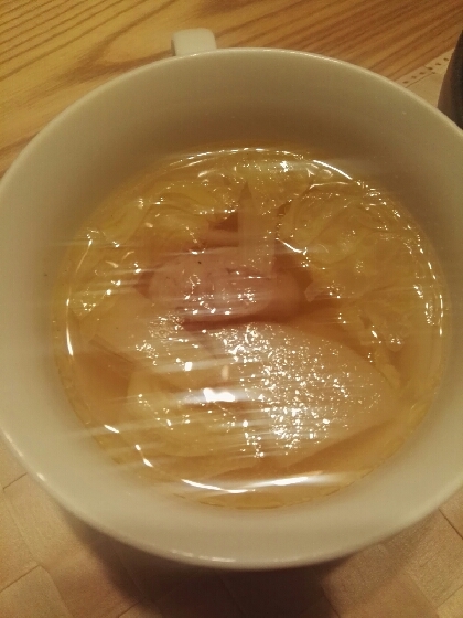 山芋と大根のポトフ風スープ