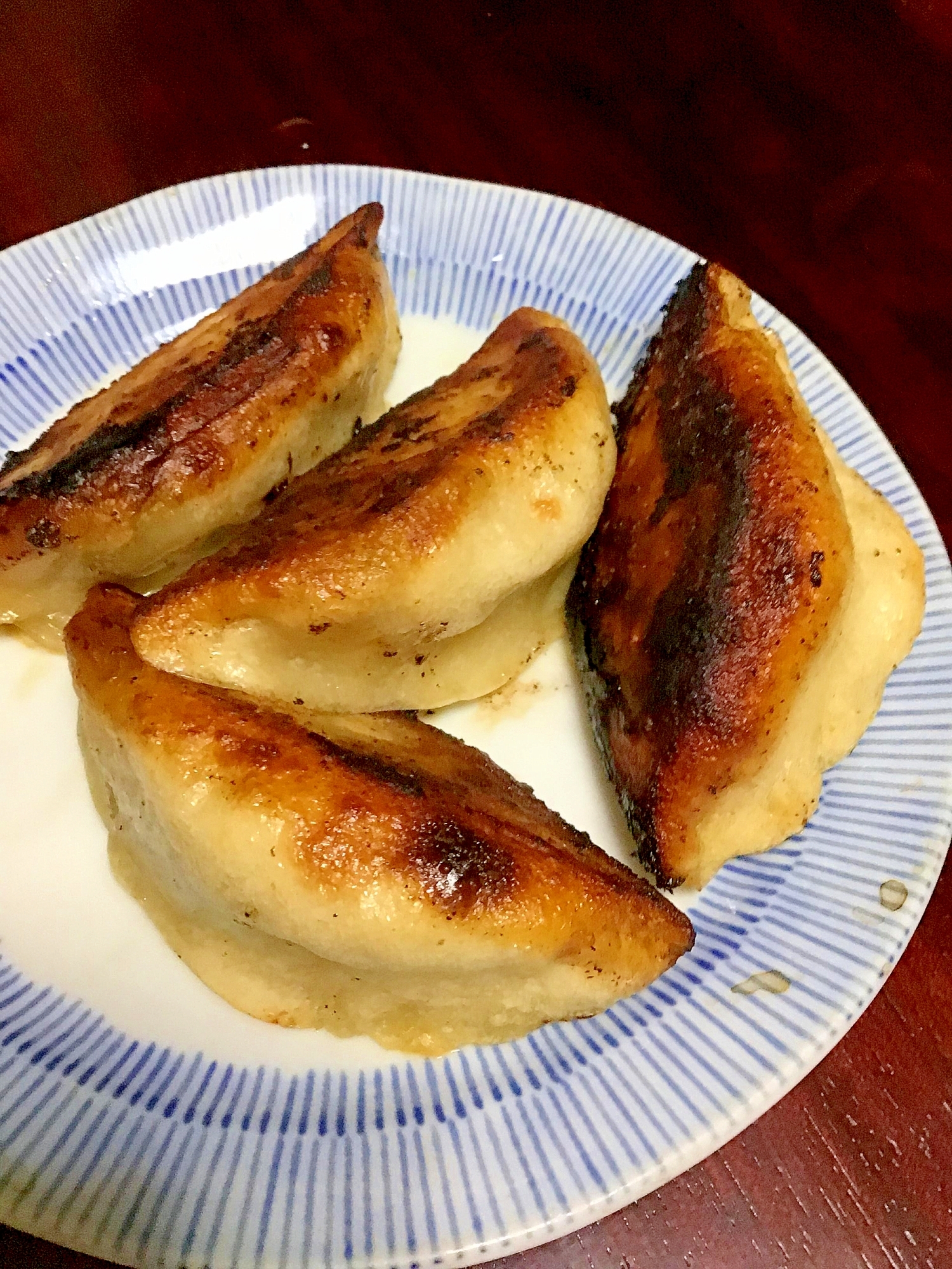 ニンニク無しの手作り焼き餃子。