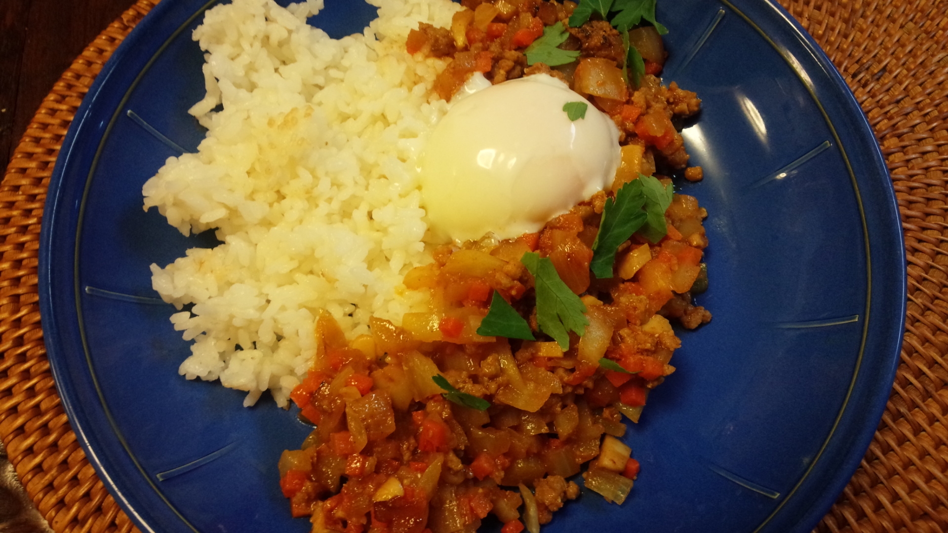 野菜たっぷりキーマカレー