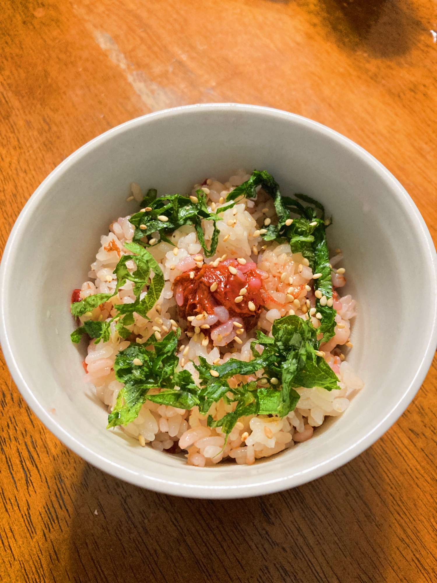 シソ香るさわやか梅ご飯