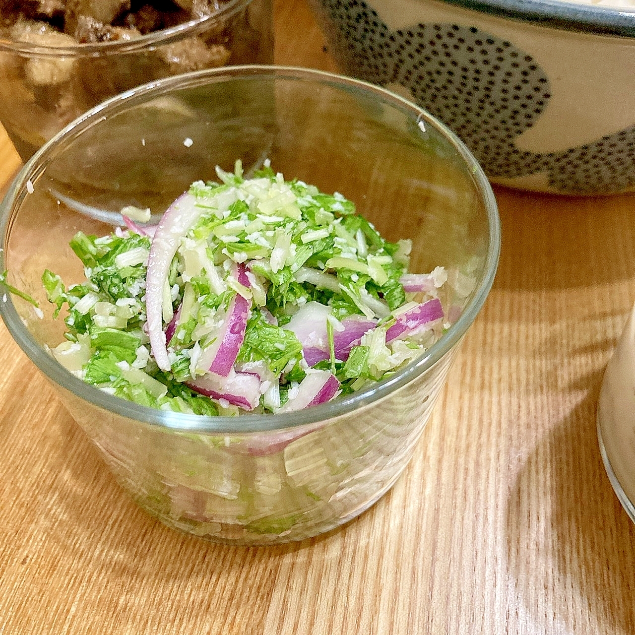 スパイスおかず★水菜のサンボル